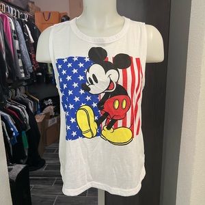 Disney Red, White, and Blue Mickey Tank Top